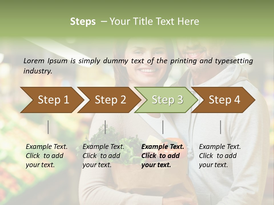 Looking Fresh Toothy PowerPoint Template