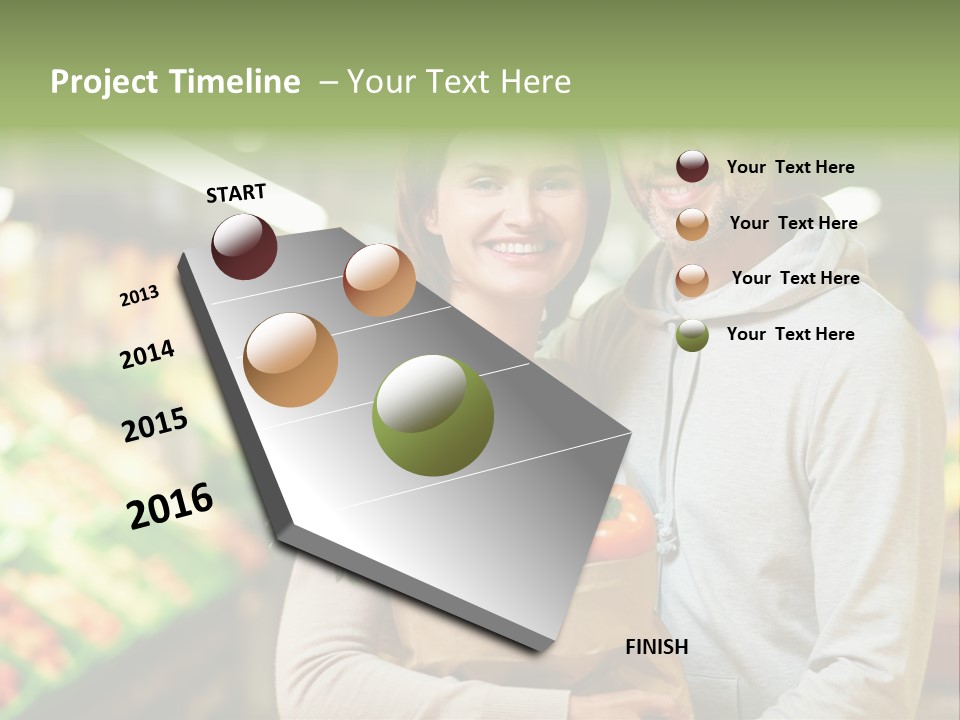 Looking Fresh Toothy PowerPoint Template