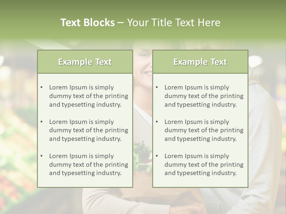 Looking Fresh Toothy PowerPoint Template