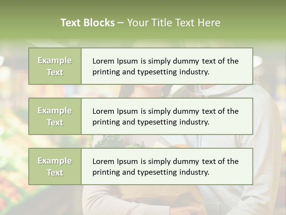 Looking Fresh Toothy PowerPoint Template