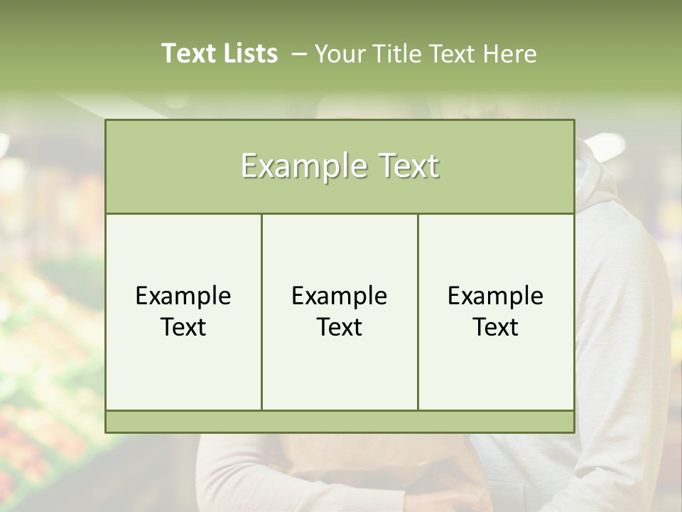Looking Fresh Toothy PowerPoint Template