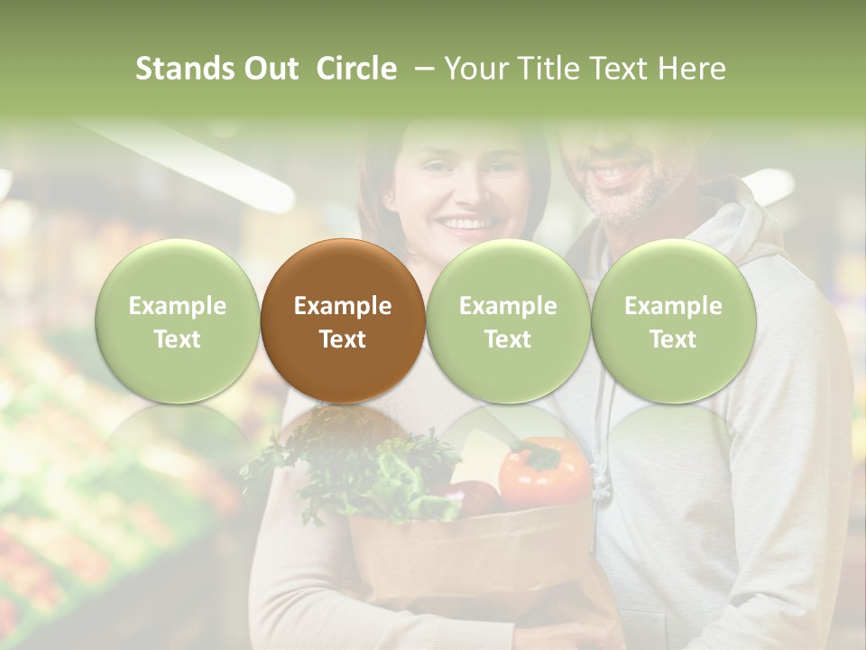 Looking Fresh Toothy PowerPoint Template