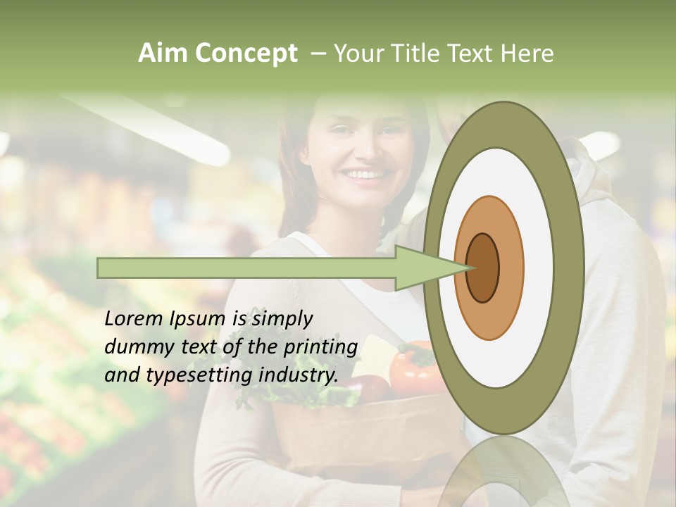 Looking Fresh Toothy PowerPoint Template