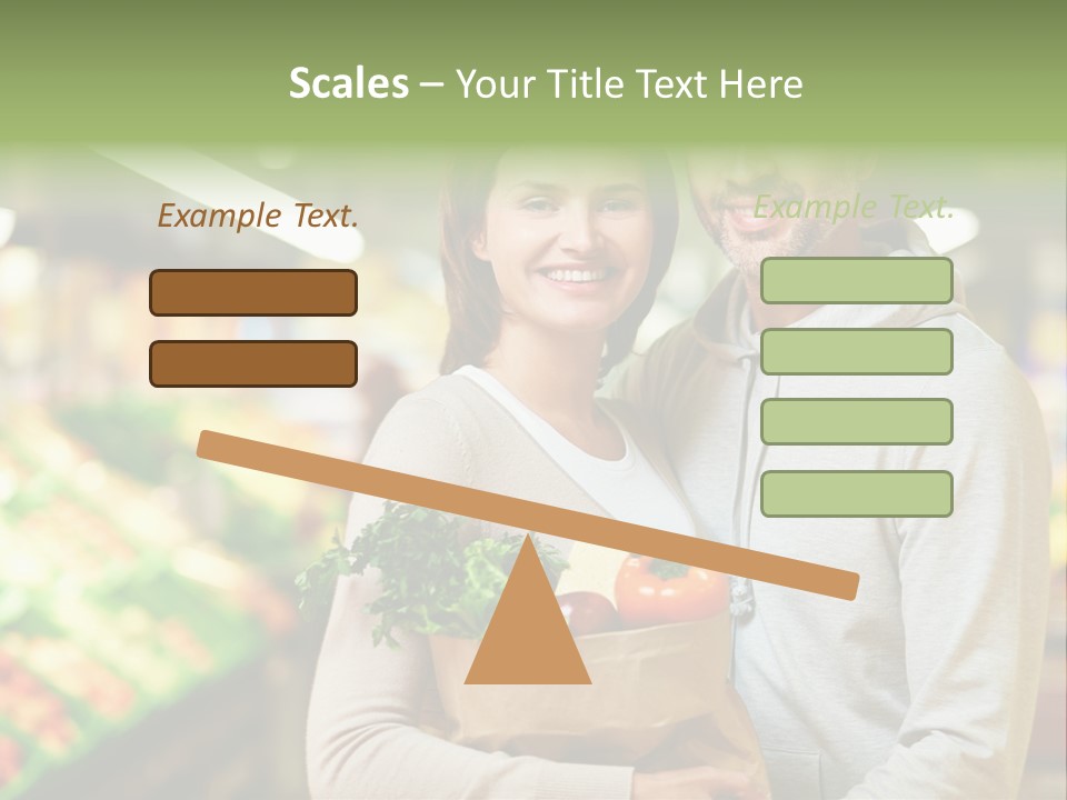 Looking Fresh Toothy PowerPoint Template