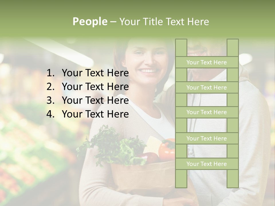 Looking Fresh Toothy PowerPoint Template