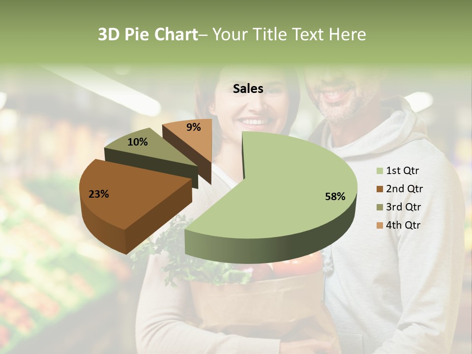 Looking Fresh Toothy PowerPoint Template