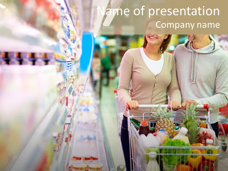 Family Purchase Consumer PowerPoint Template