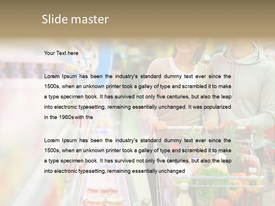 Family Purchase Consumer PowerPoint Template