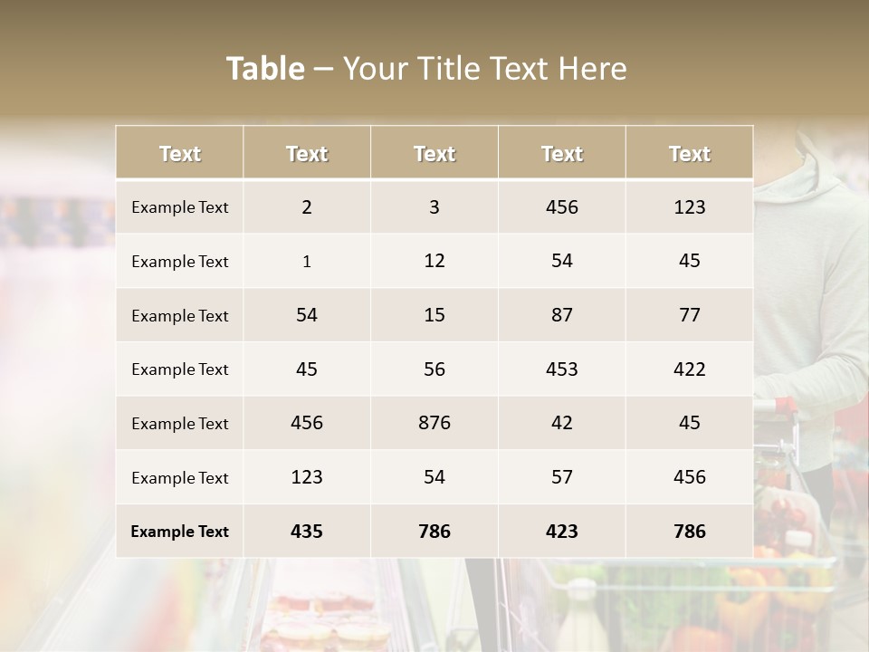 Family Purchase Consumer PowerPoint Template