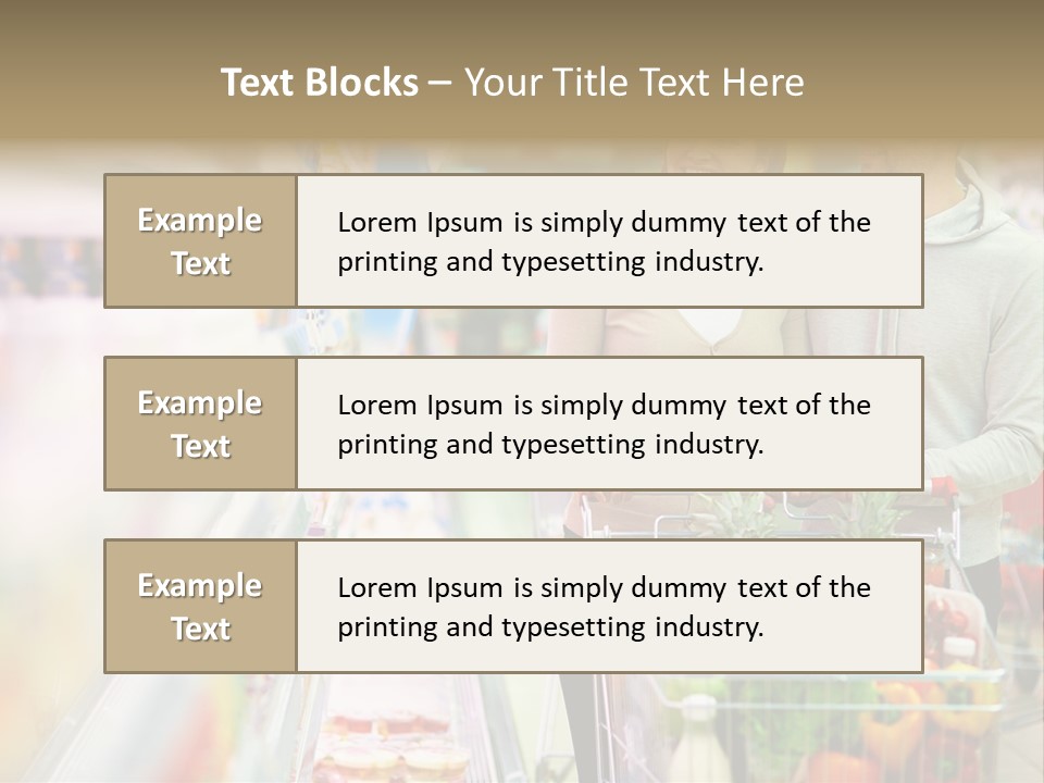 Family Purchase Consumer PowerPoint Template