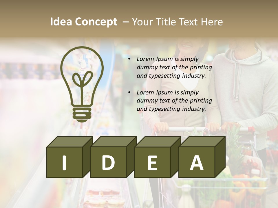 Family Purchase Consumer PowerPoint Template