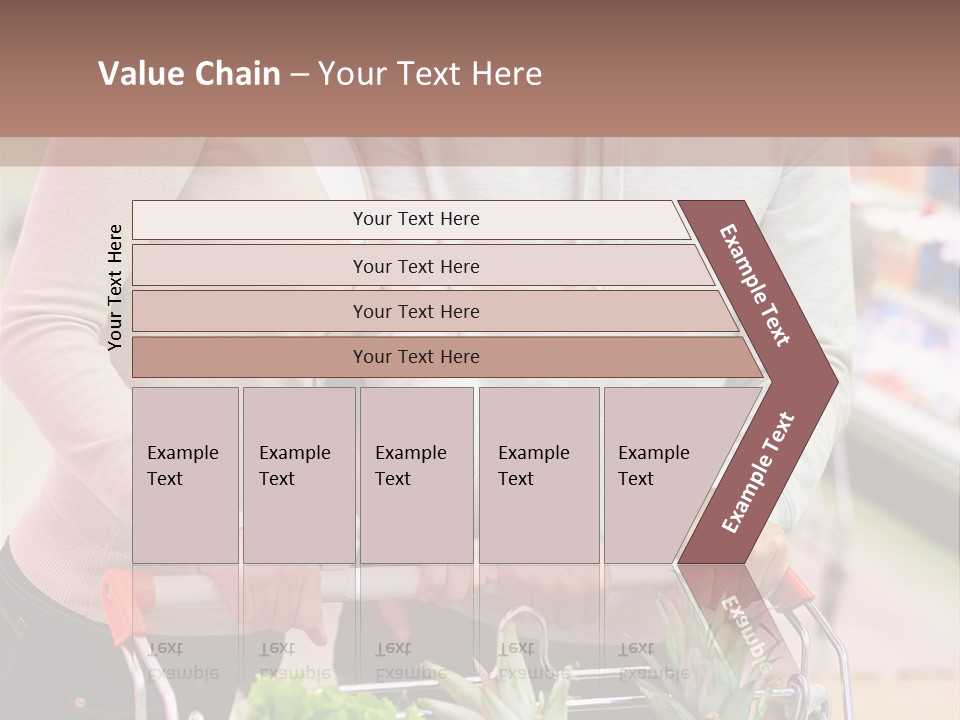 Vertical Handsome Shopping PowerPoint Template