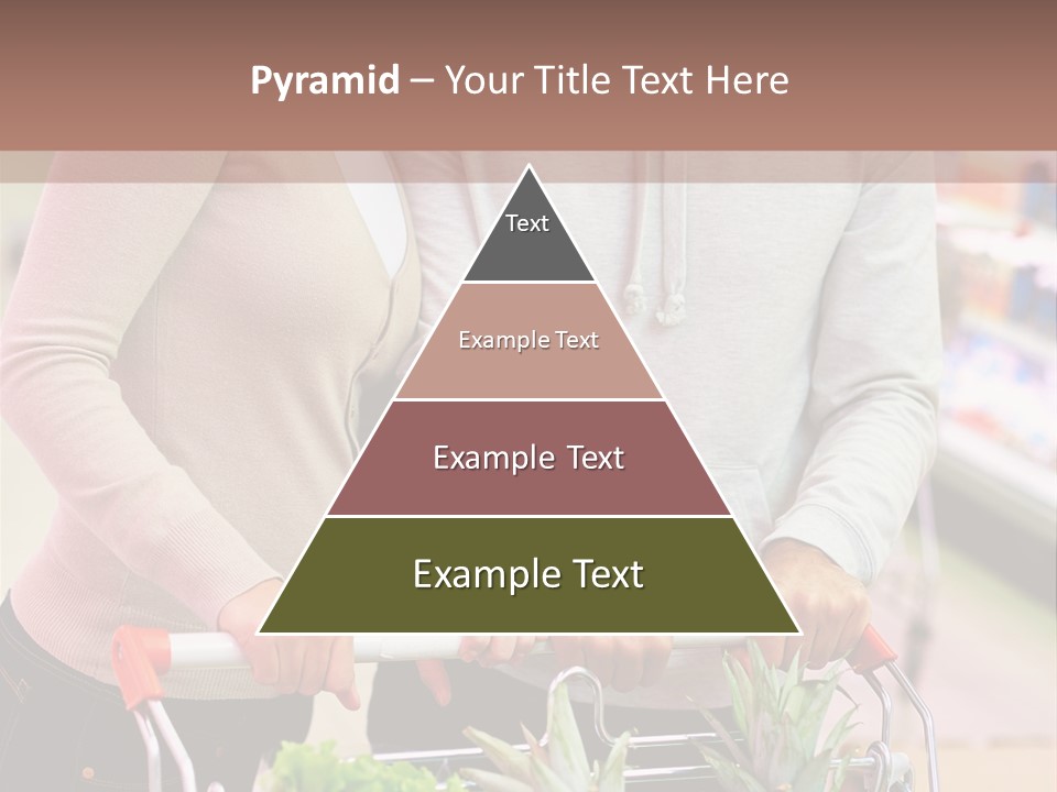 Vertical Handsome Shopping PowerPoint Template