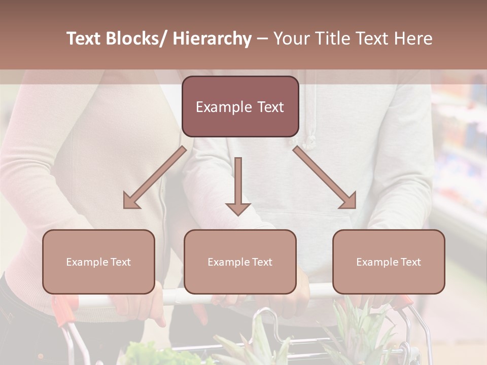 Vertical Handsome Shopping PowerPoint Template