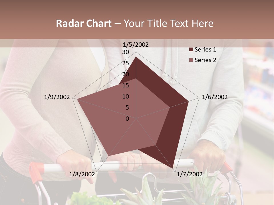 Vertical Handsome Shopping PowerPoint Template