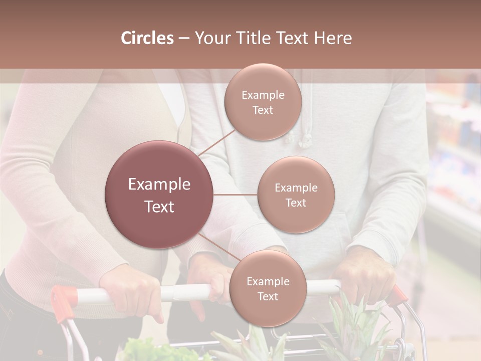 Vertical Handsome Shopping PowerPoint Template