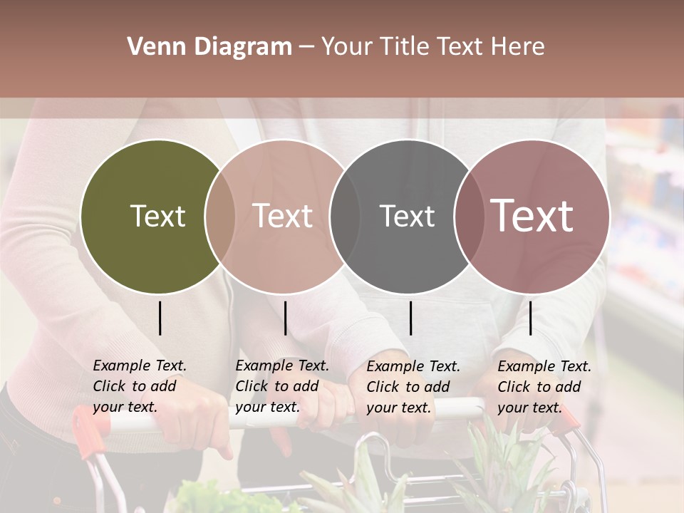 Vertical Handsome Shopping PowerPoint Template