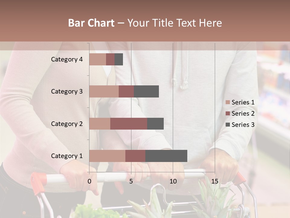 Vertical Handsome Shopping PowerPoint Template