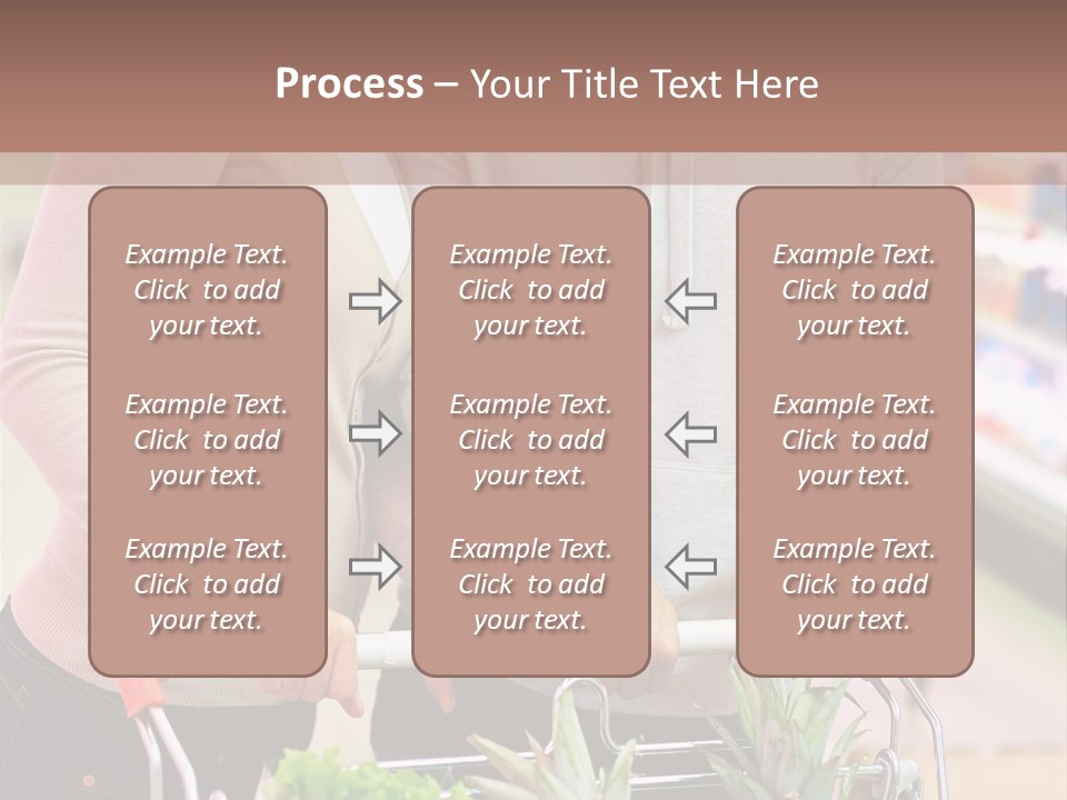 Vertical Handsome Shopping PowerPoint Template