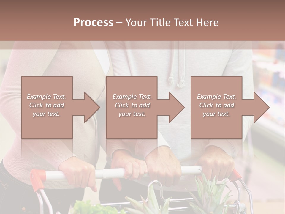 Vertical Handsome Shopping PowerPoint Template