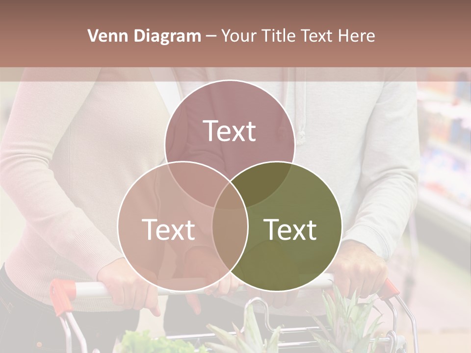 Vertical Handsome Shopping PowerPoint Template