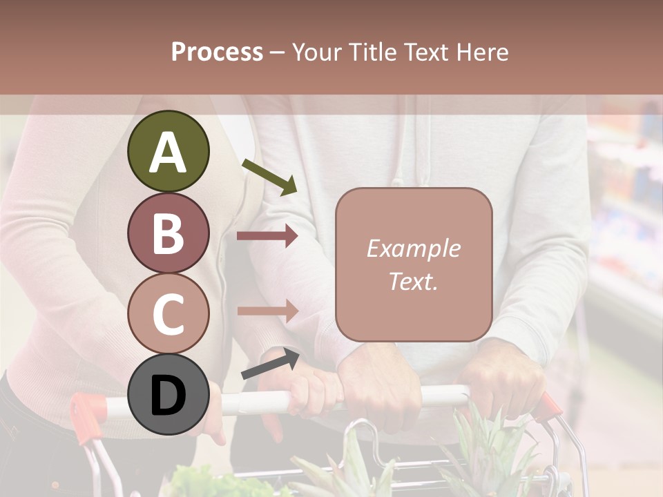 Vertical Handsome Shopping PowerPoint Template