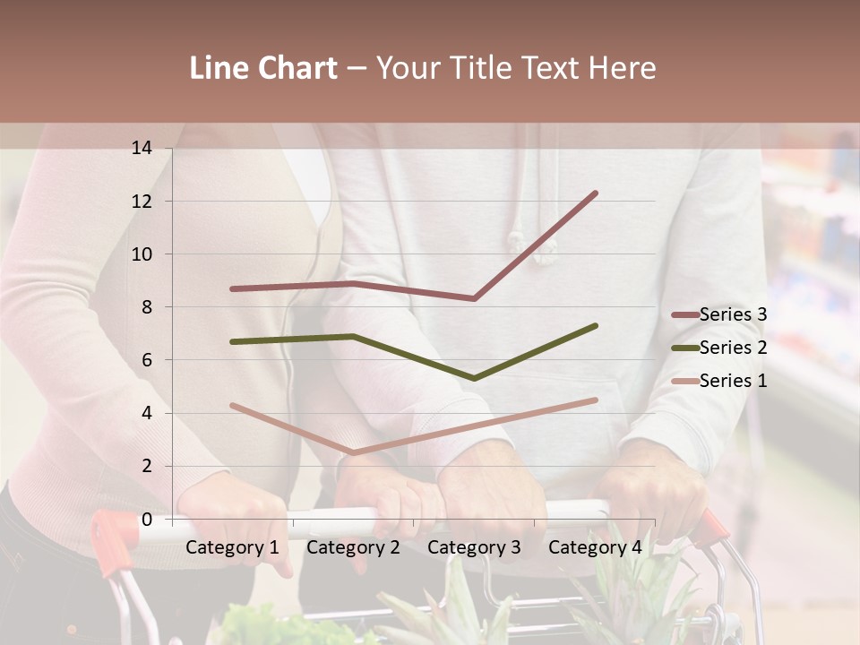 Vertical Handsome Shopping PowerPoint Template