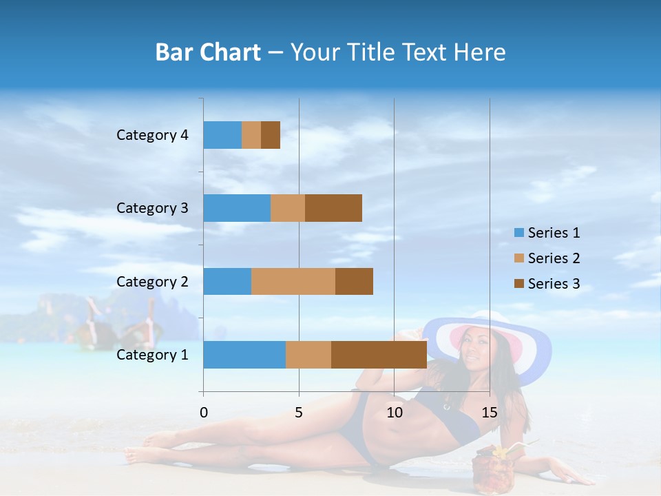 Trip Beach Landscape PowerPoint Template