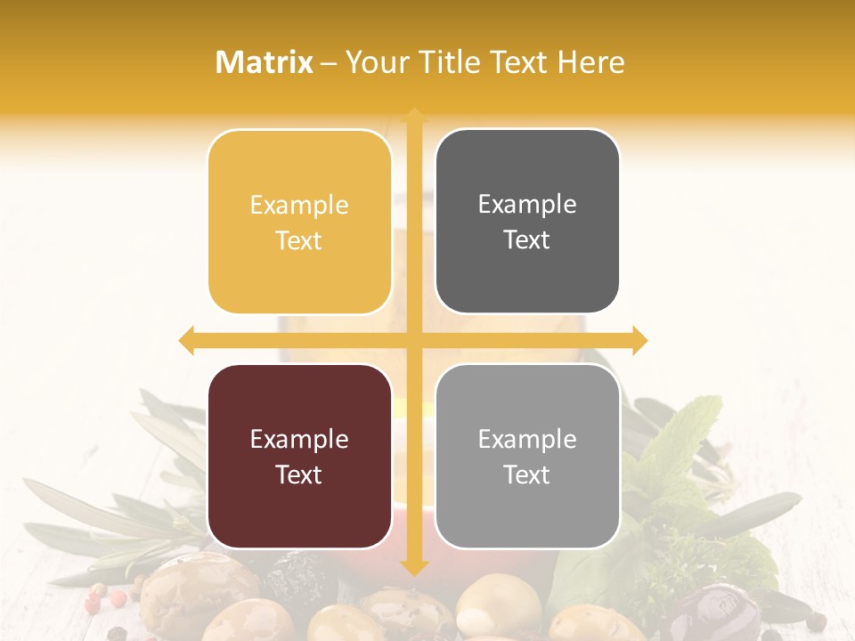 Vegetarian Seasonal Fruit PowerPoint Template