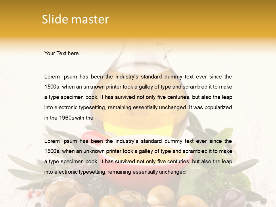 Vegetarian Seasonal Fruit PowerPoint Template