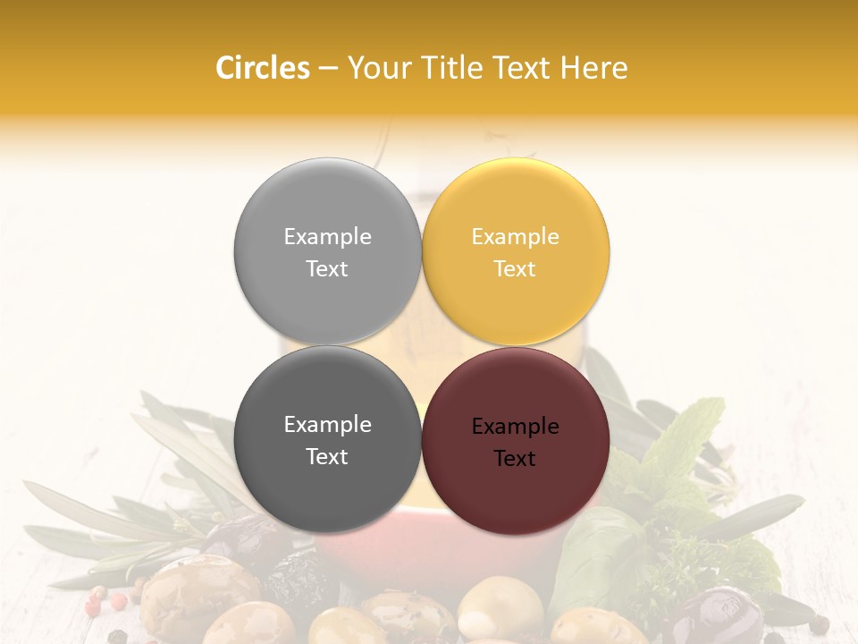 Vegetarian Seasonal Fruit PowerPoint Template