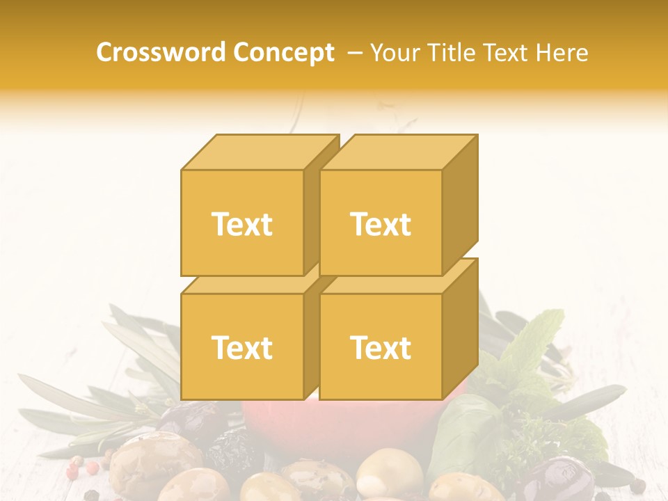 Vegetarian Seasonal Fruit PowerPoint Template