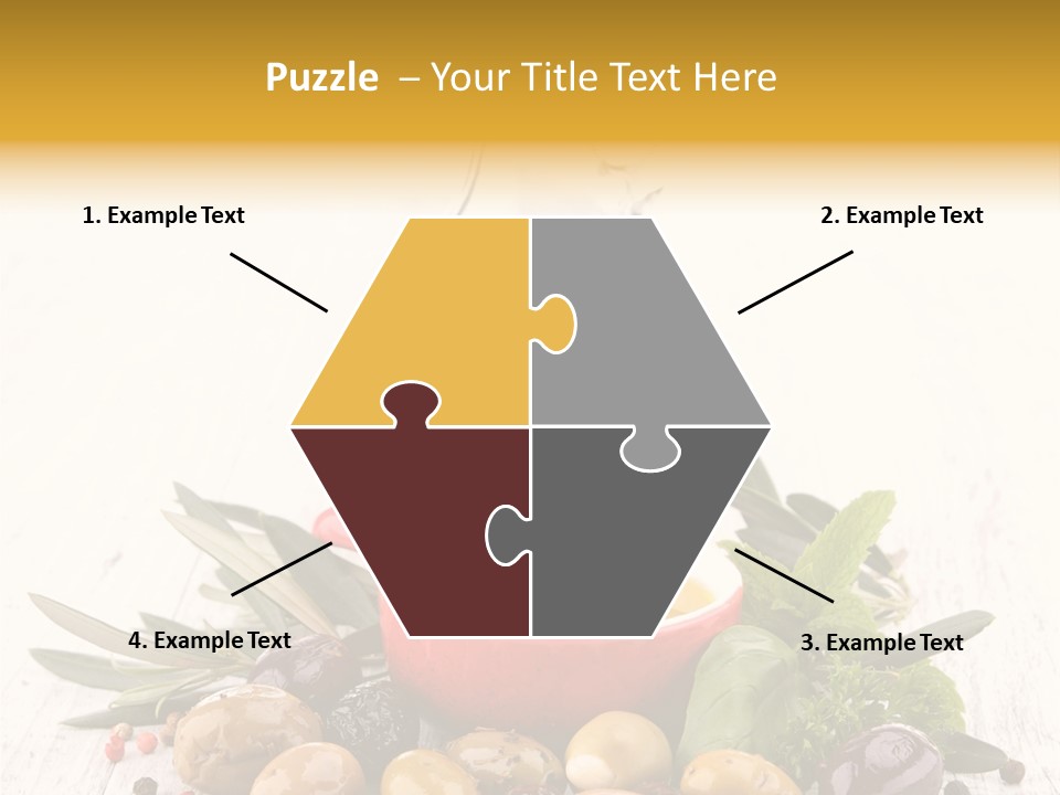 Vegetarian Seasonal Fruit PowerPoint Template