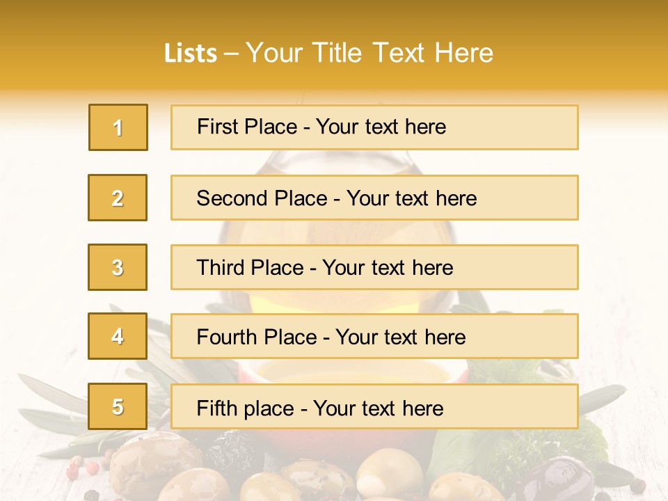 Vegetarian Seasonal Fruit PowerPoint Template