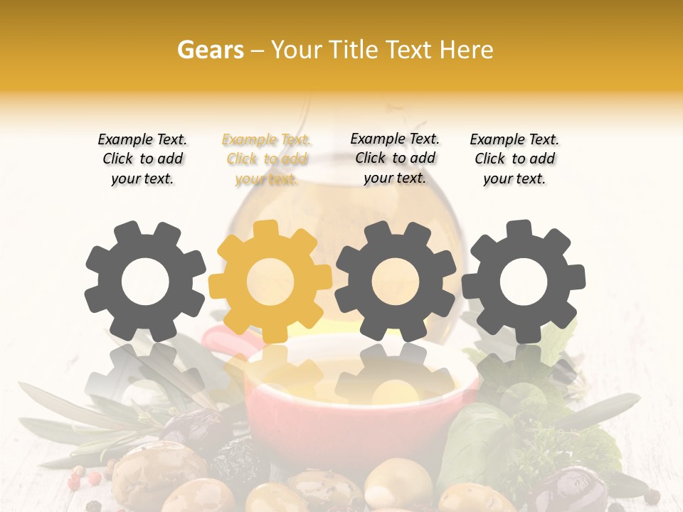 Vegetarian Seasonal Fruit PowerPoint Template