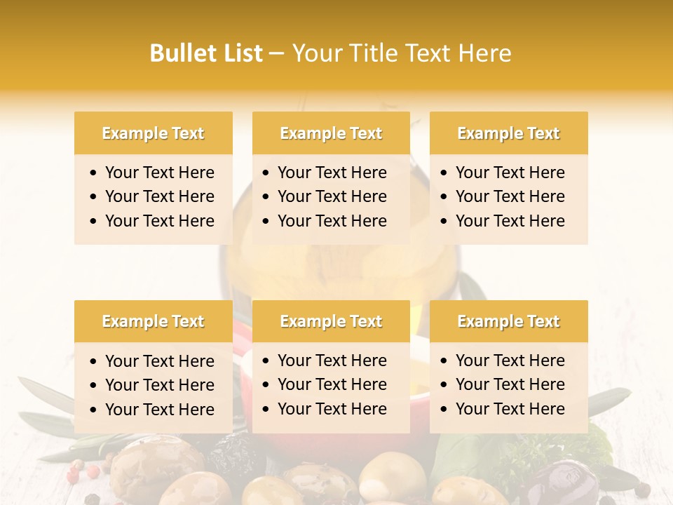 Vegetarian Seasonal Fruit PowerPoint Template