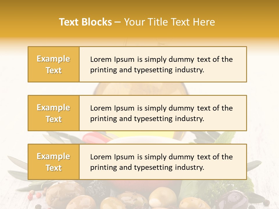 Vegetarian Seasonal Fruit PowerPoint Template