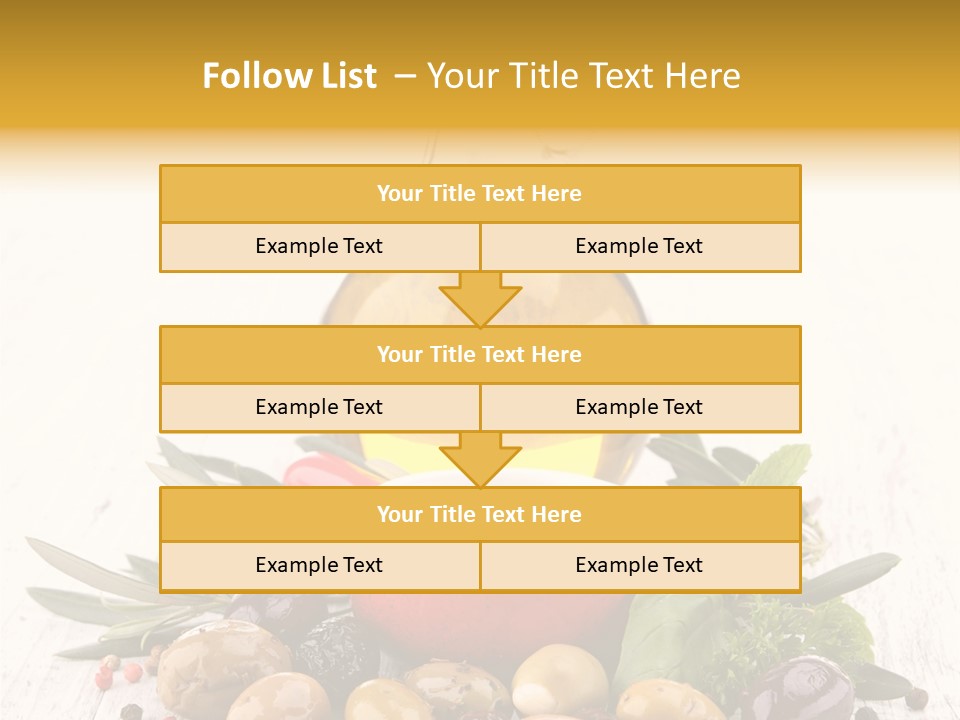 Vegetarian Seasonal Fruit PowerPoint Template