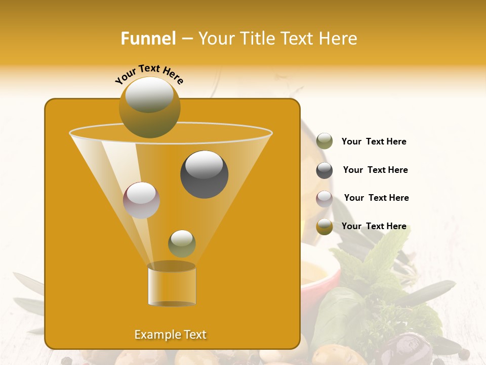 Vegetarian Seasonal Fruit PowerPoint Template
