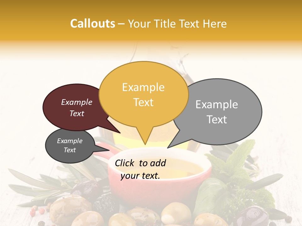 Vegetarian Seasonal Fruit PowerPoint Template