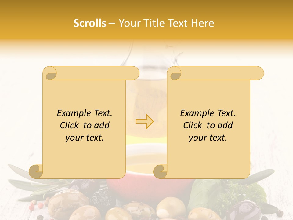 Vegetarian Seasonal Fruit PowerPoint Template