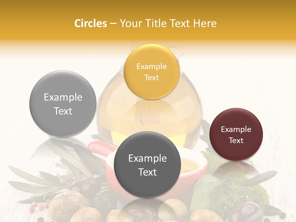 Vegetarian Seasonal Fruit PowerPoint Template