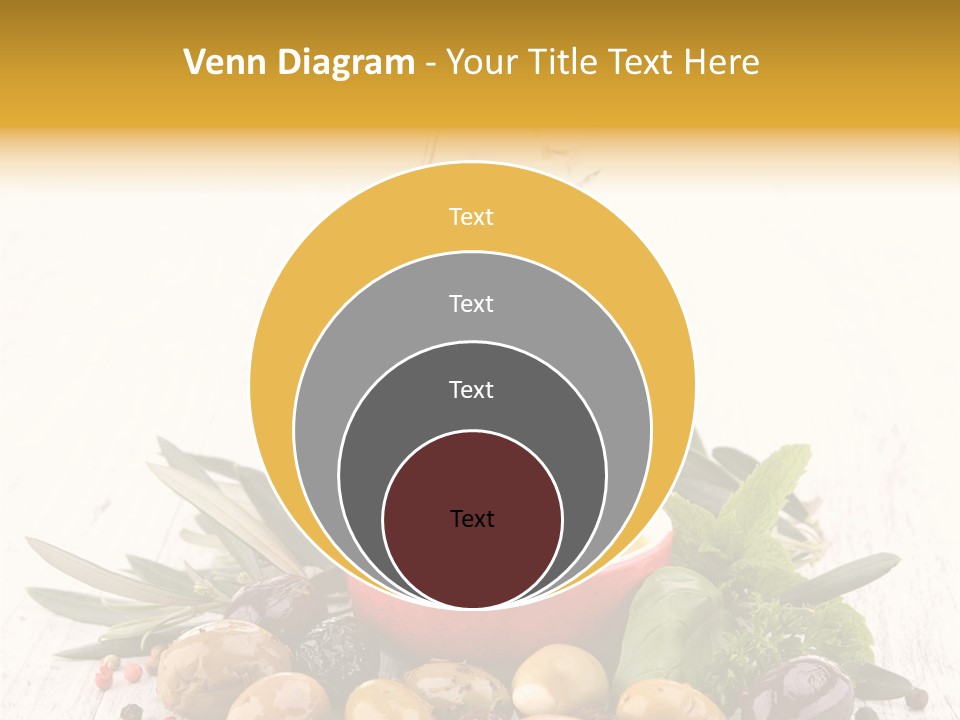 Vegetarian Seasonal Fruit PowerPoint Template