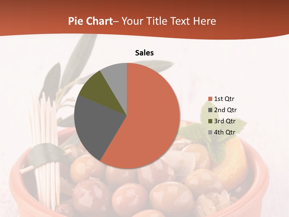 Fresh Seasonal Olive PowerPoint Template