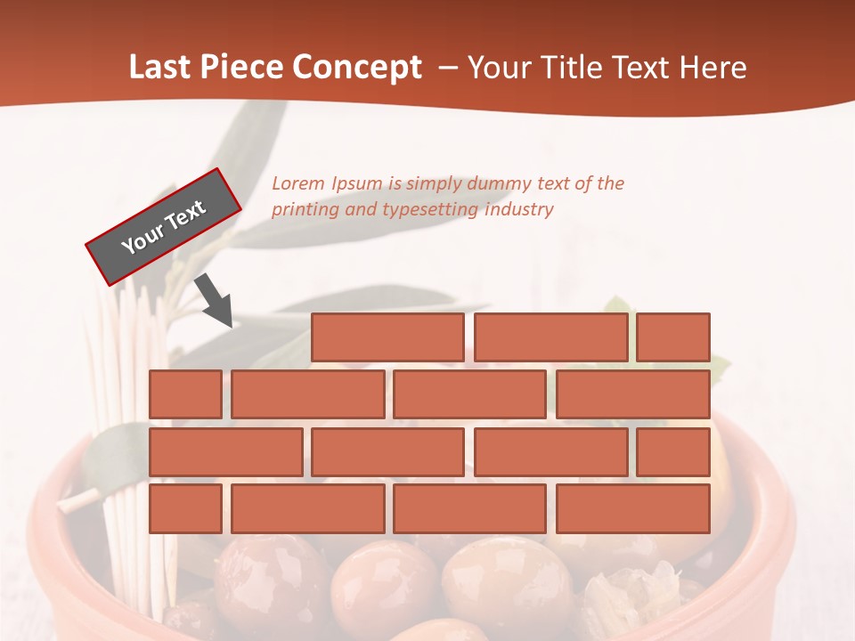 Fresh Seasonal Olive PowerPoint Template