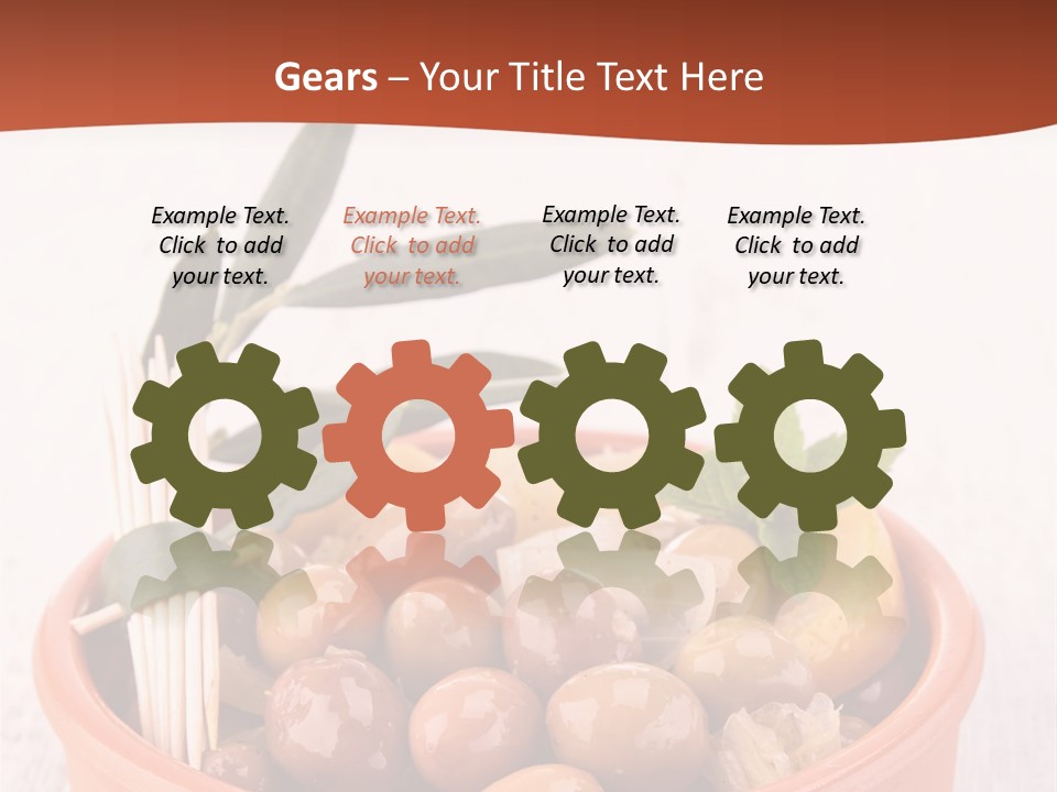 Fresh Seasonal Olive PowerPoint Template