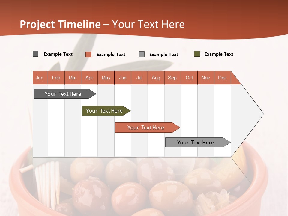 Fresh Seasonal Olive PowerPoint Template