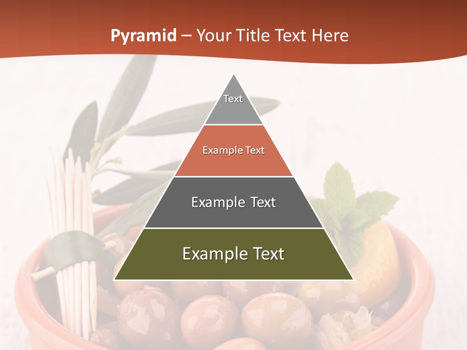 Fresh Seasonal Olive PowerPoint Template