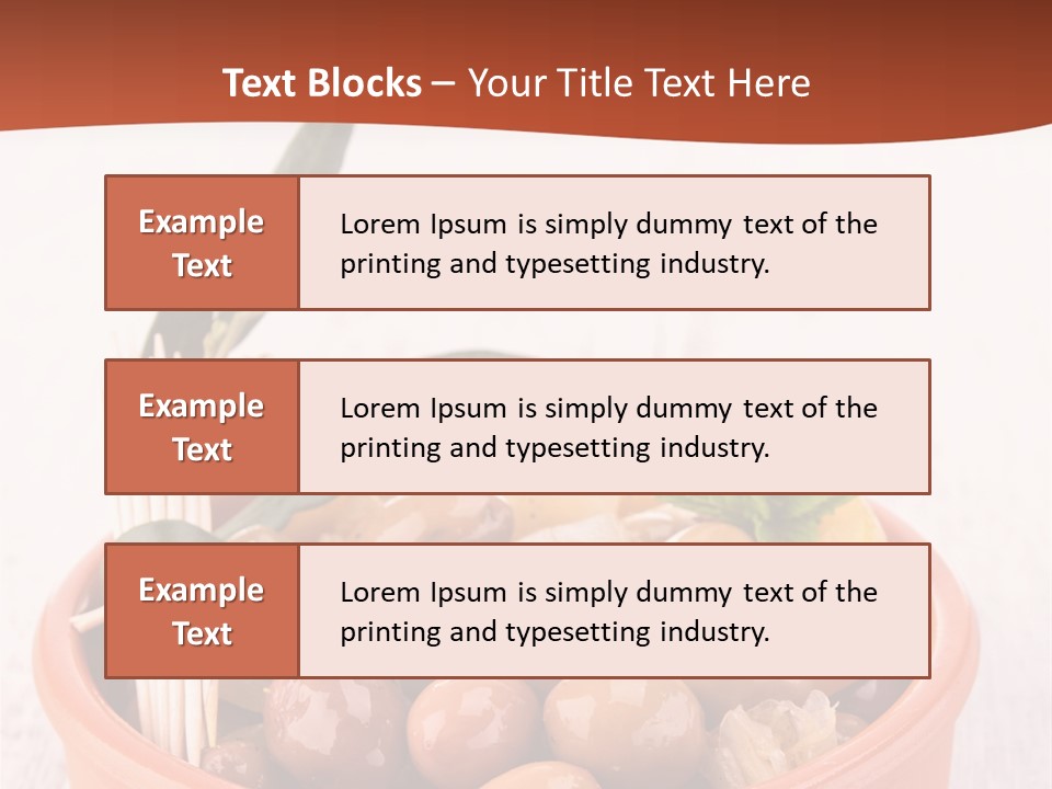 Fresh Seasonal Olive PowerPoint Template