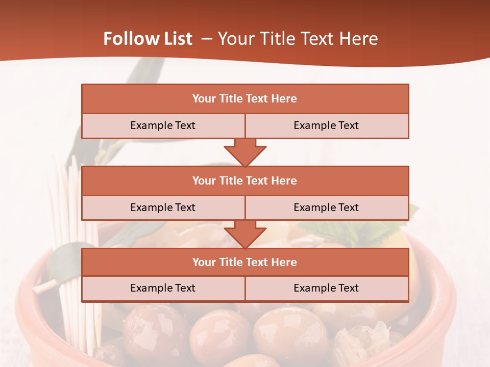 Fresh Seasonal Olive PowerPoint Template